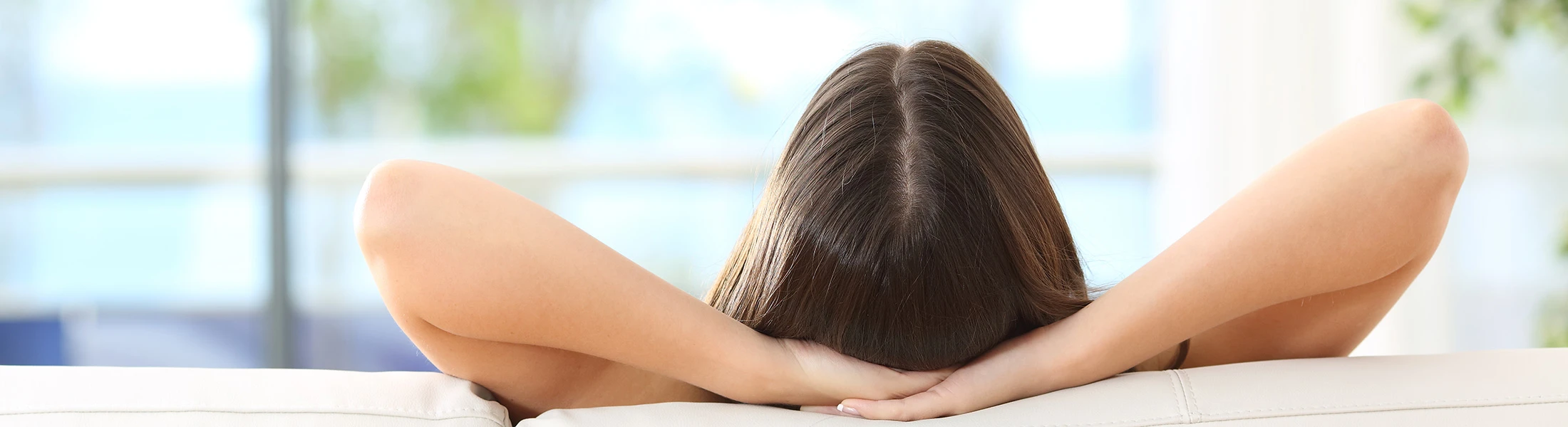Entspannte Patientin nach der Behandlung